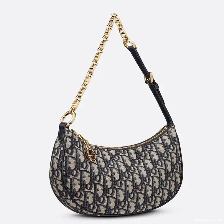 Cheap Blue Bag Oblique Lounge CD Dior Motif Canvas 0530 Luxury